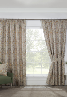 Kyoto Pencil Pleat, Natural - Ready Made Curtains